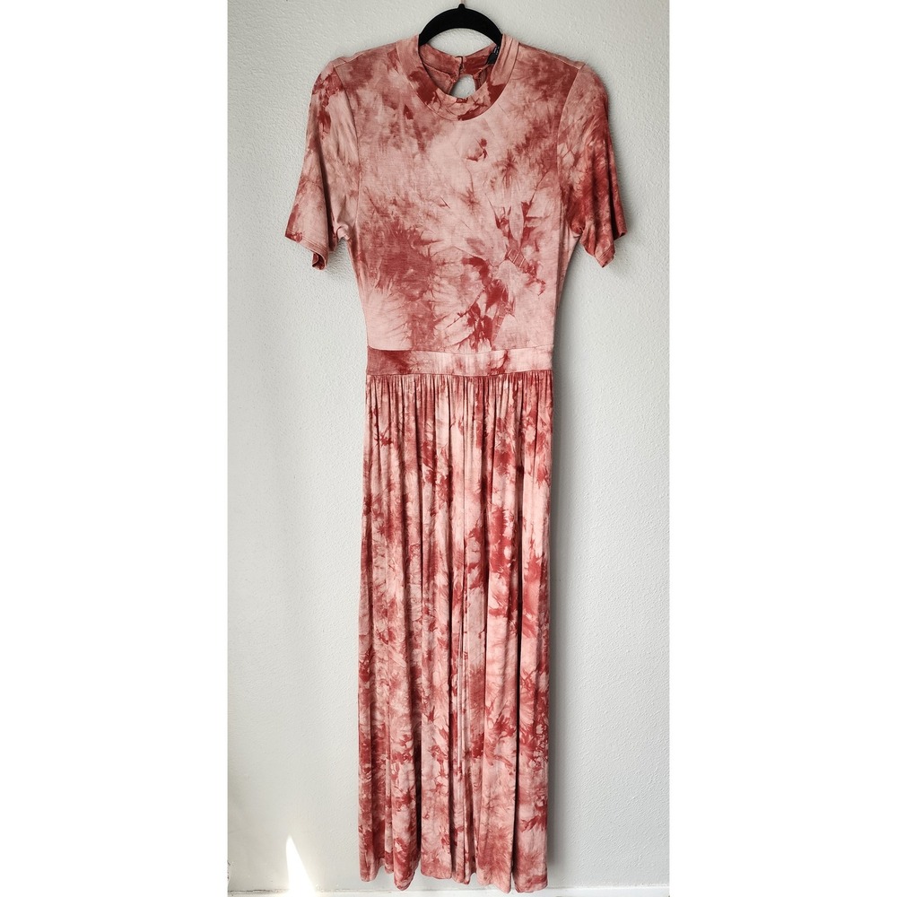 Dressed In Lala Magical Clothes for Magical Babes Mock Neck Tie Dye Jumpsuit M